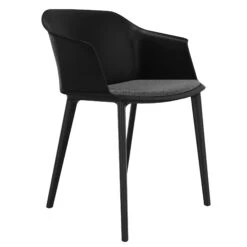 POLYTONE-C Besucher- Und Konferenzstuhl, Farbe Schwarz