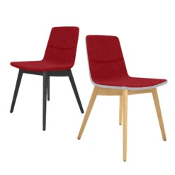 Möbel Pro Verkauf -Möbel Pro Verkauf Besucher und Konferenzstuhl TWISTundSIT 4 Fussgestell aus Echtholz Massivholzgestell Loungestuhl 4