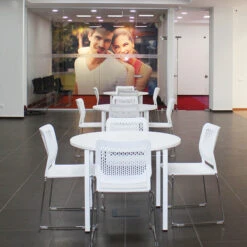 WAIT Besucherstuhl | Stapelbar, Rollbar, Bezugsstoffe BERTA / LUCIA / VELITO / SYNERGY -Möbel Pro Verkauf Besucherstuhl Konferenzstuhl Seminarstuhl Buerostu 5