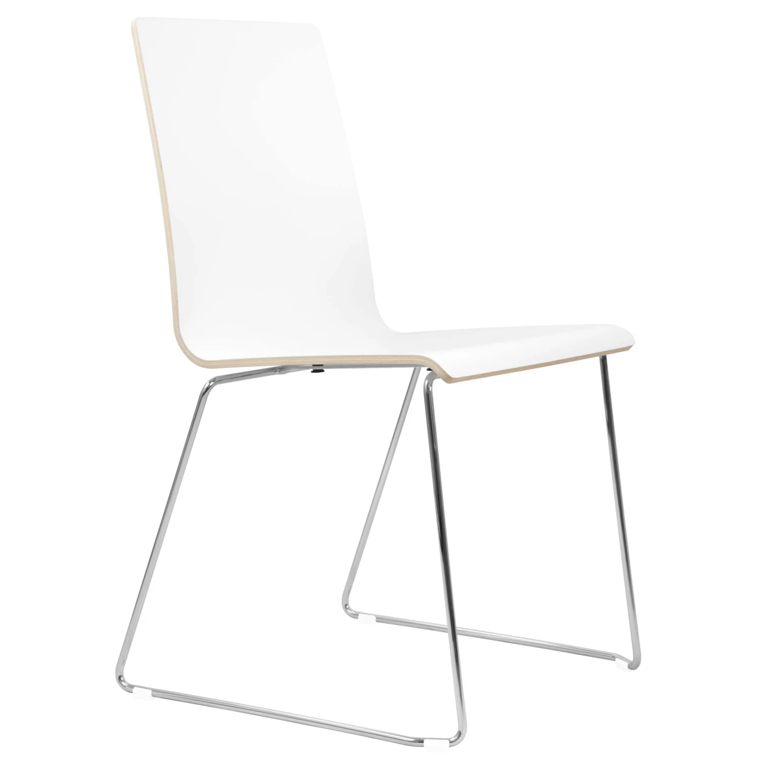 MOON WOOD Besucherstuhl | Kufengestell, Sitzfläche Aus Massivholz 4 MOON WOOD Besucherstuhl | Kufengestell, Sitzfläche Aus Massivholz – Bild 2