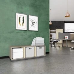 CHOICE Bücherregal | 1 OH, 1200 X 410 Mm, Cubanitgrau / Sandesche