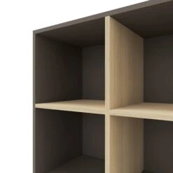CHOICE Bücherregal | 1 OH, 1200 X 410 Mm, Cubanitgrau / Sandesche -Möbel Pro Verkauf Buecherregal CHOICE 1 OH 120 x 41 cm Regal Standregal Holzregal Wandregal Schrank Buero Sandesche Cubanitgrau 2