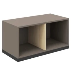 CHOICE Bücherregal | 1 OH, 800 X 410 Mm, Cubanitgrau / Sandesche -Möbel Pro Verkauf Buecherregal CHOICE 1 OH 80 x 41 cm Regal Standregal Holzregal Wandregal Schrank Buero Sandesche Cubanitgrau 1