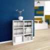 CHOICE Bücherregal | 3 OH, 1000 X 1115 Mm, Weiß -Möbel Pro Verkauf Buecherregal CHOICE 3 OH 100 x 111 5 cm Regal Standregal Holzregal Wandregal Schrank Buero Weiss