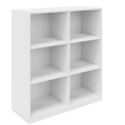 CHOICE Bücherregal | 3 OH, 1000 X 1115 Mm, Weiß -Möbel Pro Verkauf Buecherregal CHOICE 3 OH 100 x 111 5 cm Regal Standregal Holzregal Wandregal Schrank Buero Weiss 1