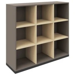 CHOICE Bücherregal | 3 OH, 1200 X 1115 Mm, Cubanitgrau / Sandesche -Möbel Pro Verkauf Buecherregal CHOICE 3 OH 120 x 111 5 cm Regal Standregal Holzregal Wandregal Schrank Buero Sandesche Cubanitgrau 1