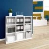 CHOICE Bücherregal | 3 OH, 1200 X 1115 Mm, Weiß -Möbel Pro Verkauf Buecherregal CHOICE 3 OH 120 x 111 5 cm Regal Standregal Holzregal Wandregal Schrank Buero Weiss