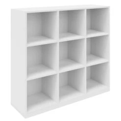 CHOICE Bücherregal | 3 OH, 1200 X 1115 Mm, Weiß -Möbel Pro Verkauf Buecherregal CHOICE 3 OH 120 x 111 5 cm Regal Standregal Holzregal Wandregal Schrank Buero Weiss 1