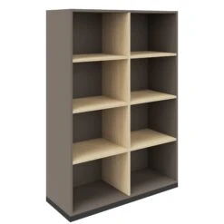 CHOICE Bücherregal | 4 OH, 1000 X 1465 Mm, Cubanitgrau / Sandesche -Möbel Pro Verkauf Buecherregal CHOICE 4 OH 100 x 146 5 cm Regal Standregal Holzregal Wandregal Schrank Buero Sandesche Cubanitgrau 1