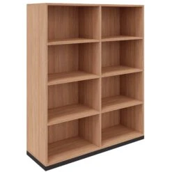 Möbel Pro Verkauf -Möbel Pro Verkauf Buecherregal CHOICE 4 OH 120 x 146 5 cm Regal Standregal Holzregal Wandregal Schrank Buero Bernsteineiche 1