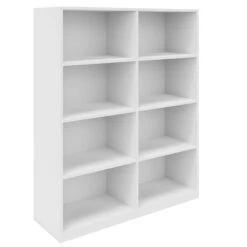 CHOICE Bücherregal | 4 OH, 1200 X 1465 Mm, Weiß -Möbel Pro Verkauf Buecherregal CHOICE 4 OH 120 x 146 5 cm Regal Standregal Holzregal Wandregal Schrank Buero Weiss 1
