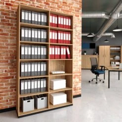 CHOICE Bücherregal | 6 OH, 1200 X 2170 Mm, Bernsteineiche