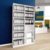 CHOICE Bücherregal | 6 OH, 1200 X 2170 Mm, Weiß -Möbel Pro Verkauf Buecherregal CHOICE 6 OH 120 x 217 cm Regal Standregal Holzregal Wandregal Schrank Buero Weiss