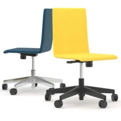 MOON Bürodrehstuhl | Rollbar, Bezugsstoffe BERTA / LUCIA / VELITO / SYNERGY -Möbel Pro Verkauf Buerodrehstuhl MOON mit Wollbezug Buerostuhl Dreh 42