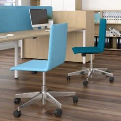 MOON Bürodrehstuhl | Rollbar, Bezugsstoffe BERTA / LUCIA / VELITO / SYNERGY -Möbel Pro Verkauf Buerodrehstuhl MOON mit Wollbezug Buerostuhl Drehstu