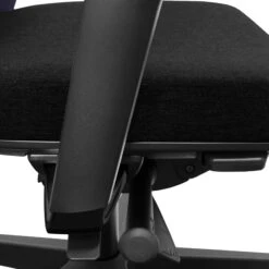 WIND Bürodrehstuhl | Netzrücken Dunkelblau, Sitzfläche Schwarz -Möbel Pro Verkauf Buerodrehstuhl WIND Schwarz Grau Blau Ergonomischer Premiumdrehstuhl Buerostuhl Drehstuhl 1