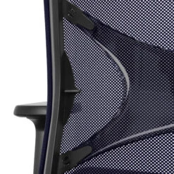 WIND Bürodrehstuhl | Netzrücken Dunkelblau, Sitzfläche Schwarz -Möbel Pro Verkauf Buerodrehstuhl WIND Schwarz Grau Blau Ergonomischer Premiumdrehstuhl Buerostuhl Drehstuhl 4