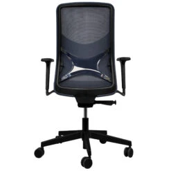 WIND Bürodrehstuhl | Netzrücken Dunkelblau, Sitzfläche Schwarz -Möbel Pro Verkauf Buerodrehstuhl WIND Schwarz Grau Blau Ergonomischer Premiumdrehstuhl Buerostuhl Drehstuhl 5