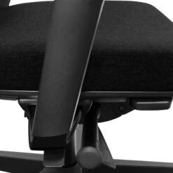 WIND Bürodrehstuhl | Netzrücken, Schwarz -Möbel Pro Verkauf Buerodrehstuhl WIND Schwarz Schwarz Ergonomischer Premiumdrehstuhl Buerostuhl Drehstuhl 1