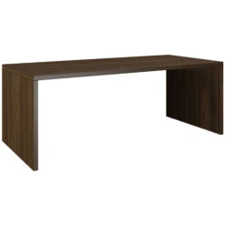 BRALCO SILE Schreibtisch | 1800 - 2000 Mm, Wangengestell, Nussbaum