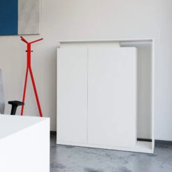 AVION Chefbüro Set - Inklusive Montageservice | Weiß -Möbel Pro Verkauf Chefbuero AVION Weiss Komplett Buero Set Komplettset 6