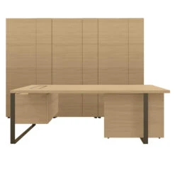 PLANA Maia - Chefbüro -Möbel Pro Verkauf Chefbuero PLANA Maia in Eiche Bronze Komplettbuero Komplettset Buero Set 5