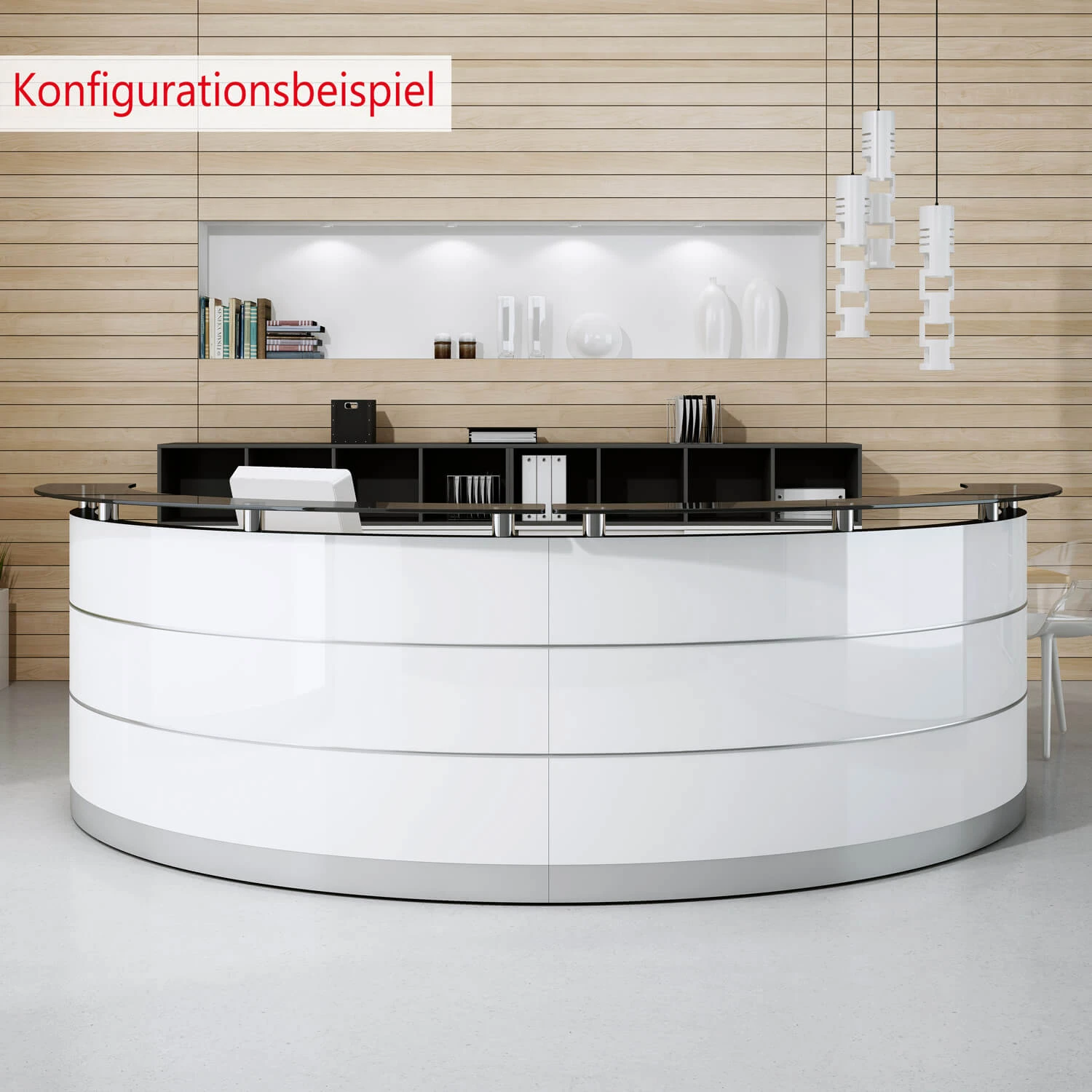 EMel - GRANADA Empfangstheke | Rund, 2387 X 1168 Mm 12 EMel - GRANADA Empfangstheke | Rund, 2387 X 1168 Mm – Bild 10