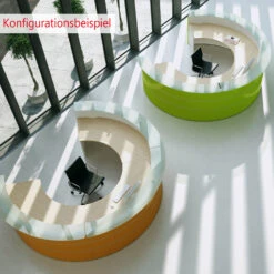 EMel - GRANADA Empfangstheke | Rund, 2387 X 1168 Mm 21 EMel - GRANADA Empfangstheke | Rund, 2387 X 1168 Mm -Möbel Pro Verkauf Empfangstheke Theke Rezeption Arzttheke Lieferung 4 1