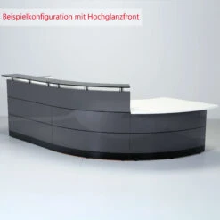 EMel - VALENCIA Empfangstheke | Rund, 2387 X 1168 Mm 31 EMel - VALENCIA Empfangstheke | Rund, 2387 X 1168 Mm -Möbel Pro Verkauf Empfangstheke Theke Rezeption Arzttheke Lieferung 5 5