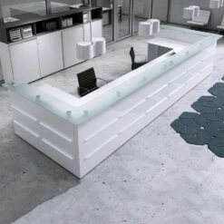 EMel - MURCIA Empfangstheke | LED-Beleuchtung, 1600 X 890 Mm