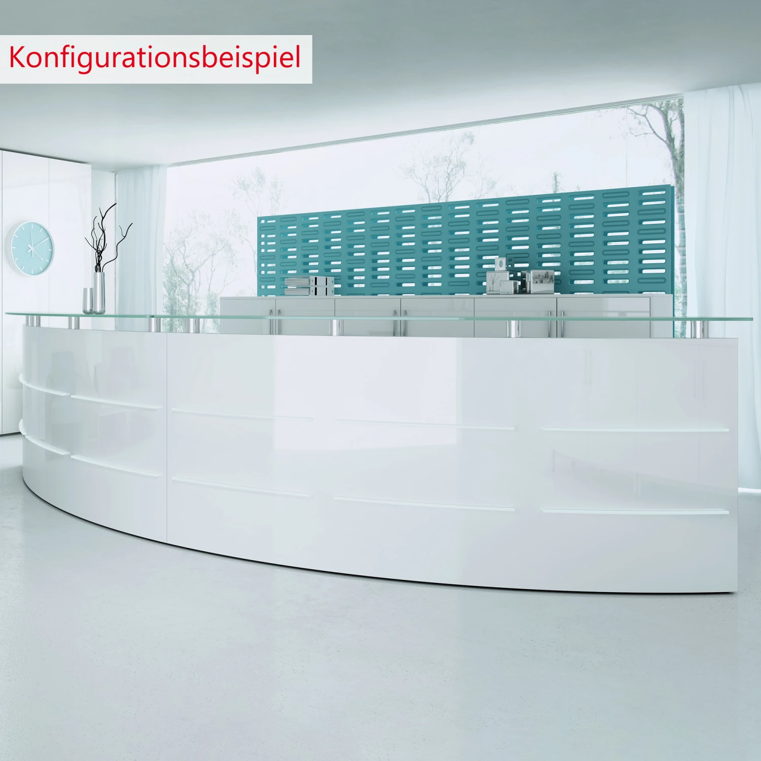 EMel - CADIZ Empfangstheke | Rund, LED-Beleuchtung, 2370 X 1702 Mm 12 EMel - CADIZ Empfangstheke | Rund, LED-Beleuchtung, 2370 X 1702 Mm – Bild 10