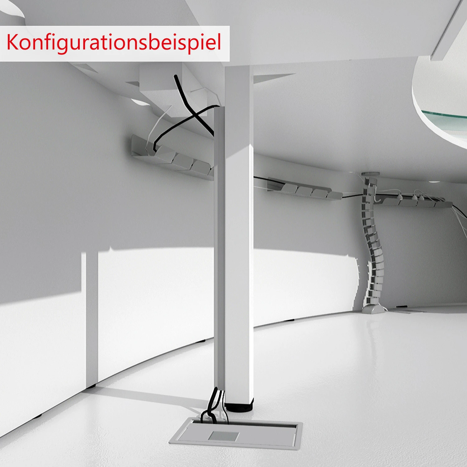 EMel - CADIZ Empfangstheke | Rund, LED-Beleuchtung, 2370 X 1702 Mm 14 EMel - CADIZ Empfangstheke | Rund, LED-Beleuchtung, 2370 X 1702 Mm – Bild 12