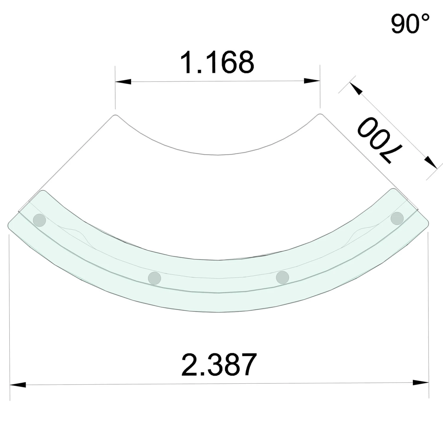 EMel - VALENCIA Empfangstheke | Rund, 2387 X 1168 Mm 7 EMel - VALENCIA Empfangstheke | Rund, 2387 X 1168 Mm – Bild 5