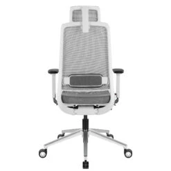 FILO-A 2.0 Bürodrehstuhl Mit Kopfstütze | Lordosenstütze, Netzrücken, Grau -Möbel Pro Verkauf FILO A 2 0 Buerodrehstuhl mit Kopfstuetze Lordosenstuetze Netzruecken Grau Buerostuhl Nackenstuetze Atmungsaktiver Ruecken Multifunktionsarmlehnen Lendenwirbelstuetze Filo 3