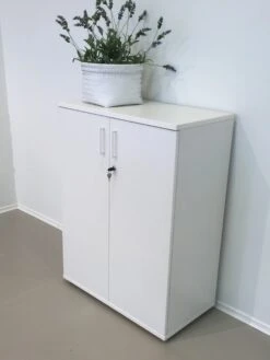 UNI Flügeltürenschrank | 3 OH, 800 X 1143 Mm, Weiß -Möbel Pro Verkauf Fluegeltuerenschrank