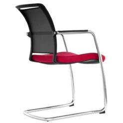 DIVA Freischwinger | Gepolsterte Sitzfläche, Bezugsstoffe BERTA / LUCIA / VELITO / SYNERGY -Möbel Pro Verkauf Freischwinger Besucherstuhl Konferenzstuhl Seminarstuhl Buerostuhl Stuhl DIVA 1