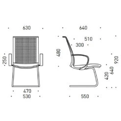 EVA Freischwinger | Armlehnen Wählbar, Bezugsstoffe VELITO / LUCIA -Möbel Pro Verkauf Freischwinger Stapelbar Besucherstuhl Konferenzstu 7