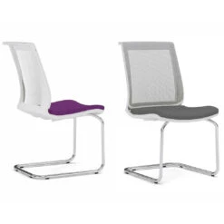 EVA Freischwinger | Armlehnen Wählbar, Bezugsstoffe VELITO / LUCIA