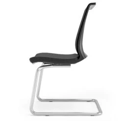 EVA Freischwinger | Armlehnen Wählbar, Bezugsstoffe VELITO / LUCIA -Möbel Pro Verkauf Freischwinger Stapelbar Besucherstuhl Konferenzstuhl Seminarstuhl Stuhl EVA 2