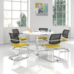 GAMA Freischwinger | Rot -Möbel Pro Verkauf GAMA Freischwinger Blau Stapelbar Besucherstuhl Ko 5