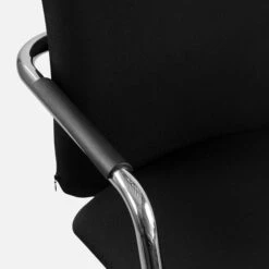 GAMA Freischwinger | Hohe Lehne, Schwarz -Möbel Pro Verkauf GAMA Freischwinger Hochlehner Stapelbar Besucherstu 1