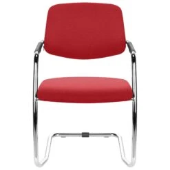 GAMA Freischwinger | Rot -Möbel Pro Verkauf GAMA Freischwinger ROT Stapelbar Besucherstuhl Konferenzstuhl Seminarstuhl Stuhl