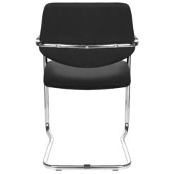 GAMA Freischwinger | Schwarz -Möbel Pro Verkauf GAMA Freischwinger Schwarz Stapelbar Besucherstuhl Konferenzstuhl Seminarstuhl Stuhl 7
