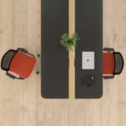 WIND Drehstuhl Rollbar | Höhenverstellbar, Netzrücken, Wollbezüge VELITO / SYNERGY -Möbel Pro Verkauf Homeoffice und Konferenzdrehstuhl WIND 5 Rollen Basis schwarzer Netzruecken Kunststoff Armlehnen und Rahmen in schwarz Wollbezuege VELITO SYNERGY 1