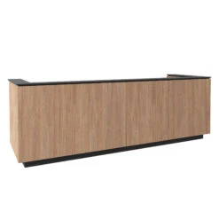 ICE Empfangstheke | 3214 X 1022 Mm, Bernsteineiche 19 ICE Empfangstheke | 3214 X 1022 Mm, Bernsteineiche -Möbel Pro Verkauf ICE Empfangstheke Bernsteineiche 321 Zentimeter Theke Empfang Rezeption Empfangstisch 14