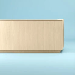 ICE Empfangstheke | 3214 X 1022 Mm, Nordeiche Grau -Möbel Pro Verkauf ICE Empfangstheke Nordeiche grau 321 Zentimeter Theke Empfang Rezeption Empfangstisch 6