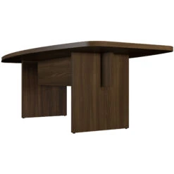 BRALCO SILE Konferenztisch | Bootsform, 2400 - 4200 Mm (6 - 16 Personen), Kabelschacht Optional, Nussbaum -Möbel Pro Verkauf Italienischer Designer Konferenztisch BRALCO SILE Bootsform 240 420 cm 6 16 Personen Wangengestell Nussbaum Designertisch Cheftisch Besprechungstisch Meeting 5