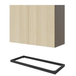 CHOICE Kombischrank | 5 OH, 800 X 1820 Mm, Cubanitgrau / Sandesche -Möbel Pro Verkauf Kombischrank CHOICE abschliessbar 5 OH 80 x 182 cm Schrank Bueroschrank Fluegeltuerenschrank Regal Sandesche Cubanitgrau 3