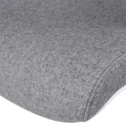 WIND Bürodrehstuhl | Vollpolster, Lordosenstütze, Wollbezug VELITO Hellgrau Meliert -Möbel Pro Verkauf Komfortabler Vollpolster Buerodrehstuhl WIND 3D Armlehnen Lendenwirbelstuetze Bezug Wollfilz Polyester Mix VELITO Hellgrau meliert 14