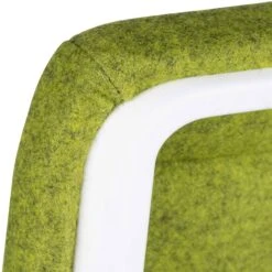 WIND Bürodrehstuhl | Vollpolster, Lordosenstütze, Wollbezug VELITO Hellgrün Meliert -Möbel Pro Verkauf Komfortabler Vollpolster Buerodrehstuhl WIND 3D Armlehnen Lendenwirbelstuetze Bezug Wollfilz Polyester Mix VELITO Hellgruen meliert 8